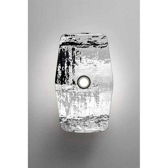 Silver Solar Glass Wall Lamp by Radar For Sale - Image 4 of 7
