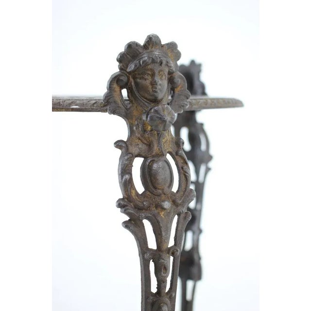 Danish Iron Flower Stand, 1950s For Sale - Image 6 of 9