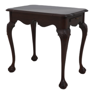Ethan Allen Georgian Court Cherry Clawfoot Occasional Table