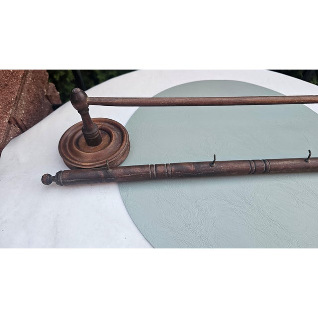 Antique Wooden Hanger, 1920s For Sale - Image 3 of 8