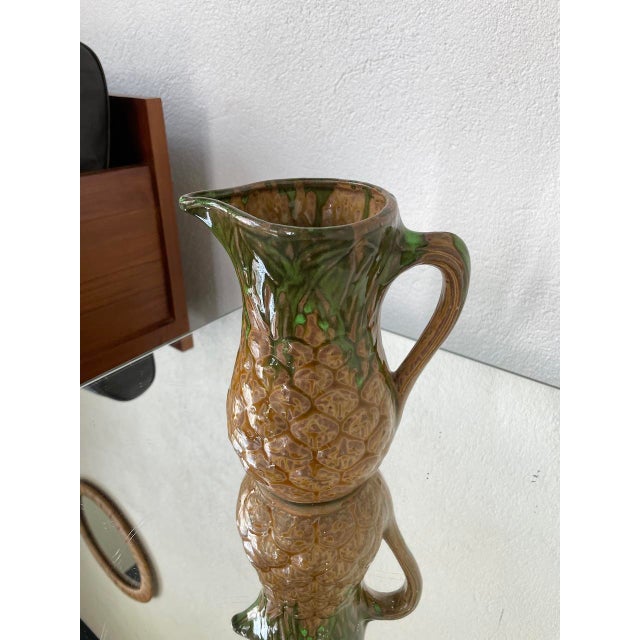 Pineapple Ceramic Pitcher, 1960s For Sale - Image 17 of 17