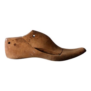 Antique Wooden Shoe Form For Sale