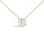Immerse yourself in the pure elegance of this exquisite 14K yellow gold pendant necklace, where simplicity meets...