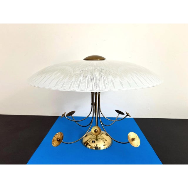 1960s Starburst Umbrella Ceiling Chandelier For Sale - Image 10 of 18