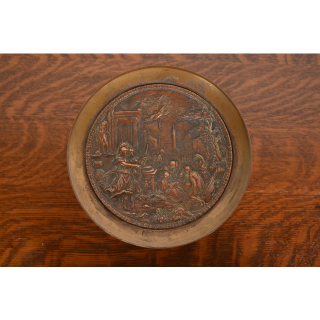 Grand Tour Tiffany & Co. Antique Neoclassical Bronze Compote Dish or Tazza For Sale - Image 3 of 12