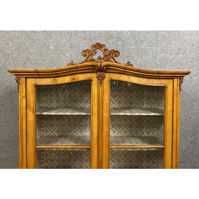 Amtique Louis XV Library Cabinet For Sale - Image 4 of 8