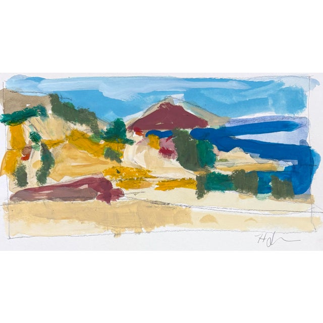 This piece is from my landscape series which is a progression into a more bold color palette; created by pulling from the...