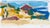 This piece is from my landscape series which is a progression into a more bold color palette; created by pulling from the...