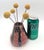 Brick Red Vintage Studio Pottery Drip-Glaze Bud Vase For Sale - Image 8 of 11