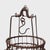 Rustic Chinese Hanging Wire Lantern, C. 1950 For Sale - Image 3 of 4