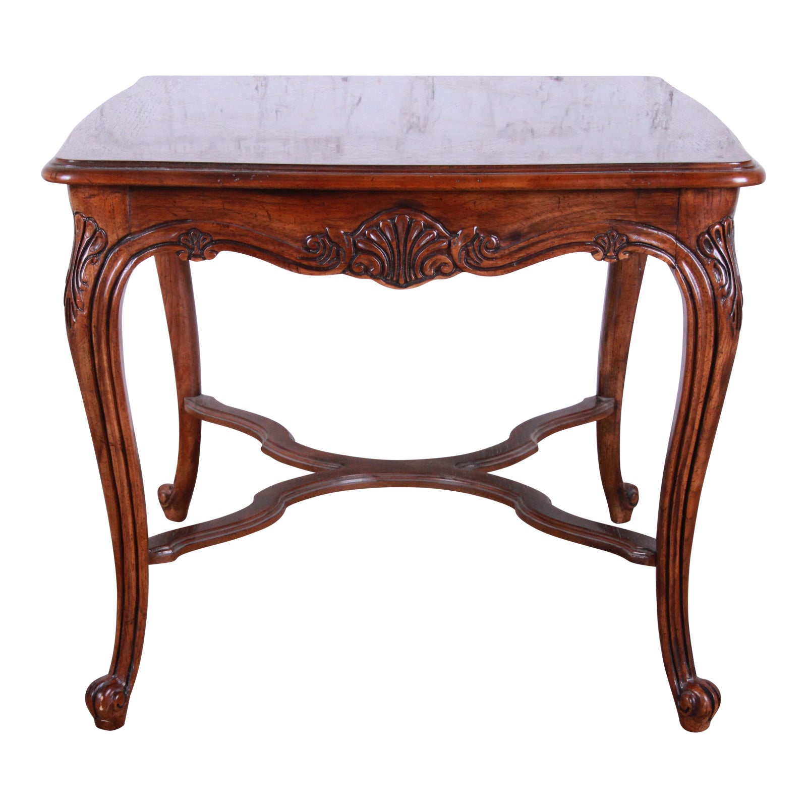 Drexel Heritage French Parquetry Side Table Chairish