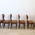Set of six antique Italian chairs from the Charles X period, dating back to the first half of the 19th century. These...
