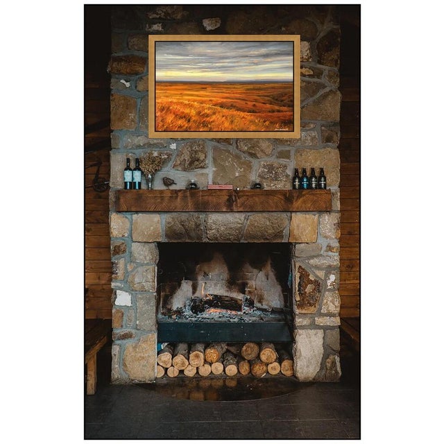 Message us to inquire about custom framing options! (Included for free with every purchase) The artwork here, "Prairie...