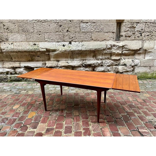 Wood Scandinavian Teak Table, 1960s For Sale - Image 7 of 8