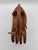Sculptural Hand-Carved Wooden Wine Bottle Holder, 1950s For Sale - Image 6 of 9