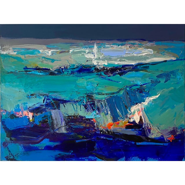 Liliya Nikolova, Resonanz, Oil on Canvas For Sale - Image 4 of 4