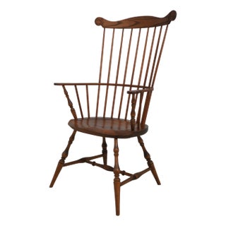 Thomas Henry Bench Made Windsor Fan Back Armchair For Sale