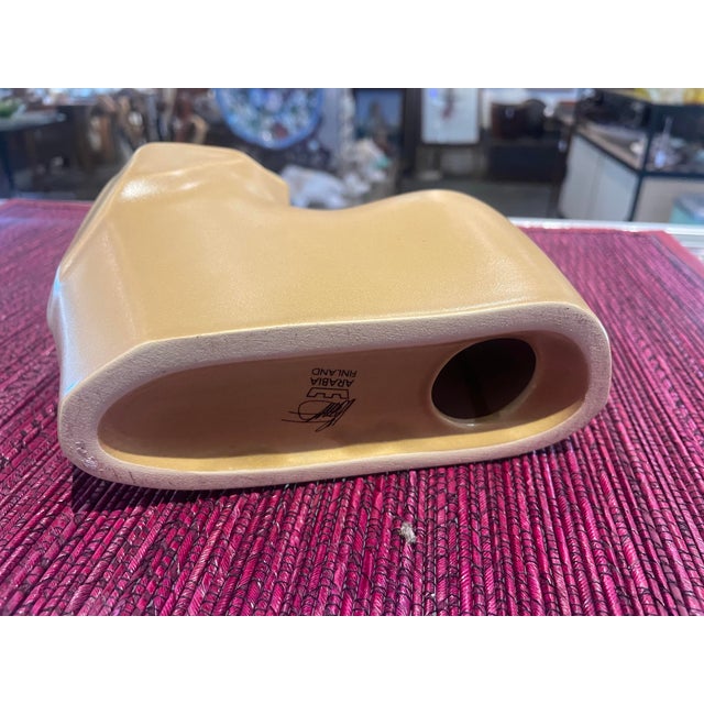 1960s Ceramic Lion Statue by Arabia For Sale - Image 4 of 5