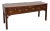 18th-Century English Oak Three-Drawer Dresser Base With Original Brasses For Sale