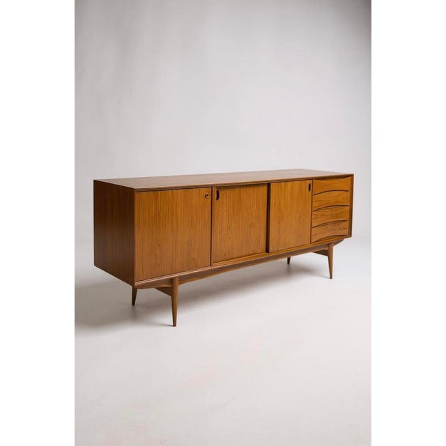 Scandinavian Paola Sideboard by Oswald Vermaercke for V-Form, 1960, in Very Good conditions. Designed 1960 to 1969 This...