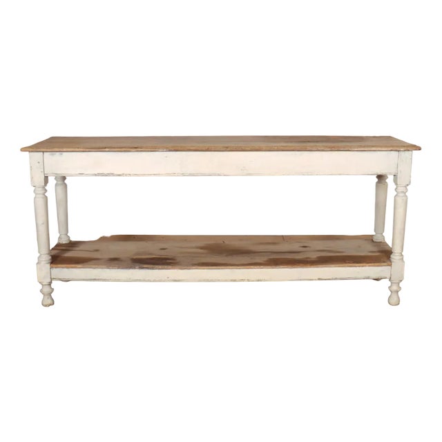 French Original Painted Drapers Console, 1890s For Sale