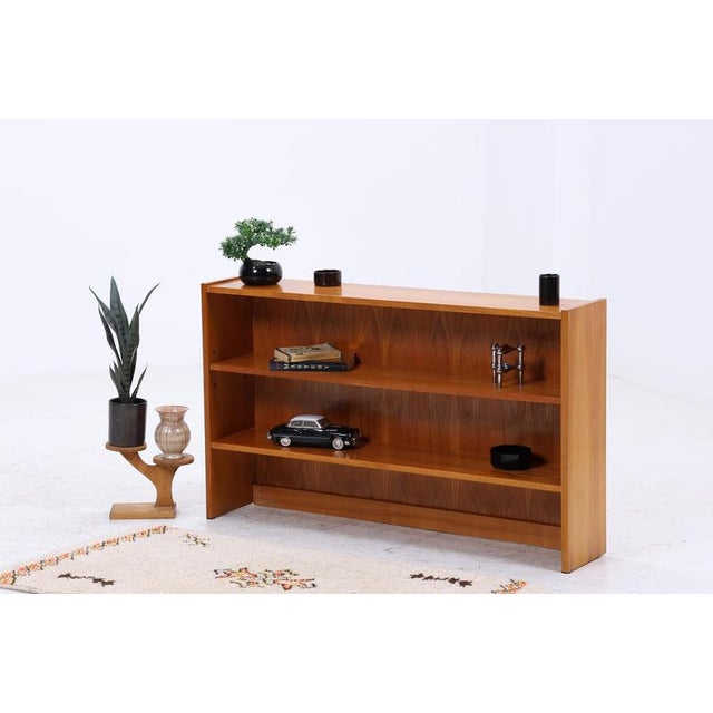 Small Vintage Birch Bookcase, 1960s For Sale - Image 10 of 10