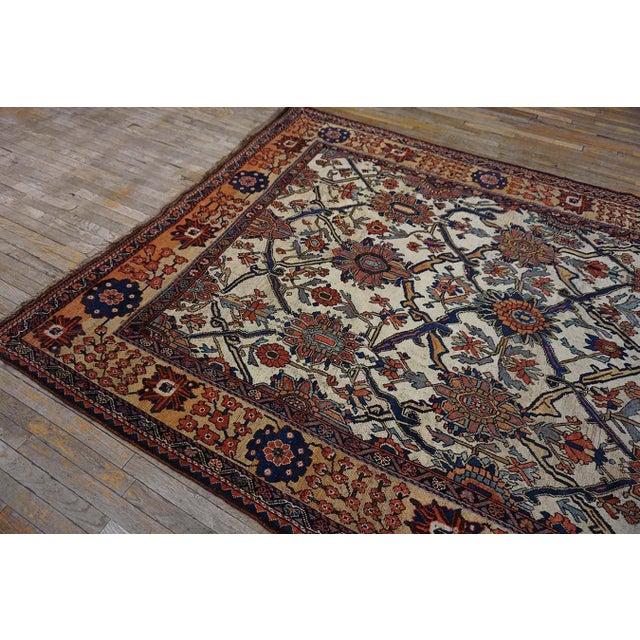 Traditional Antique Persian Bakhtiari Rug With Design Inspiration From 17th Century Safavid Weavings For Sale - Image 9 of 12