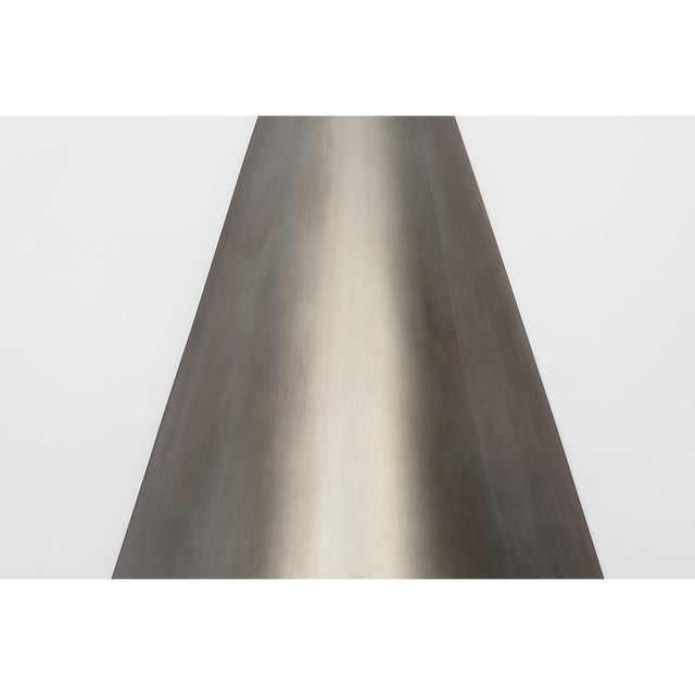 Visual Comfort Kelly Wearstler for Visual Comfort Signature Piel 20" Indoor/Outdoor Wall Wash in Pewter For Sale - Image 4 of 10