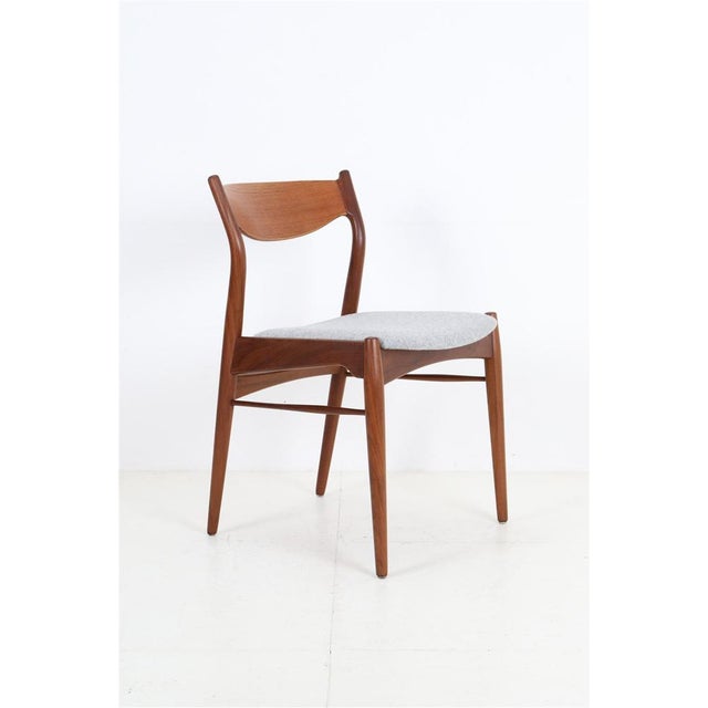 Rare teak chair by Ærthøj Jensen & Mølholm, 1960s, Denmark. High-quality craftsmanship. Very pleasant feel. Smooth, silky-...