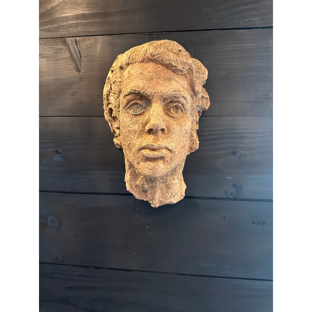 Bauhaus Clay Sculpted Head For Sale - Image 3 of 3