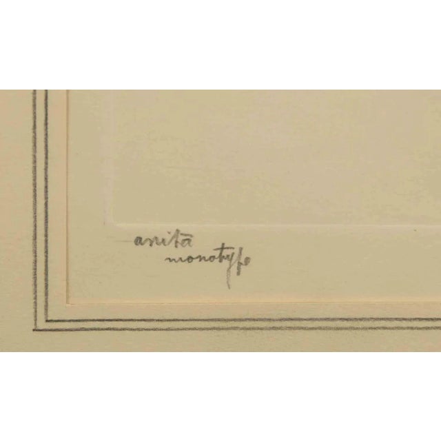 After Daniel Girard, Anita, Monotype, Early 20th Century For Sale - Image 3 of 5