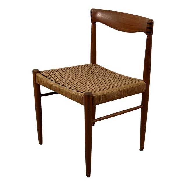 Vintage Teak Chair by HW Klein for Bramin, 1960s For Sale
