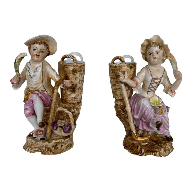 Early 20th Century Figurative Statue -A Pair For Sale