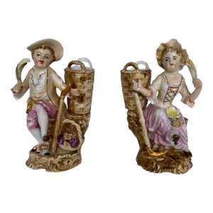 Early 20th Century Figurative Statue -A Pair