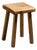 Vintage Pine Stool, France, 1980s For Sale