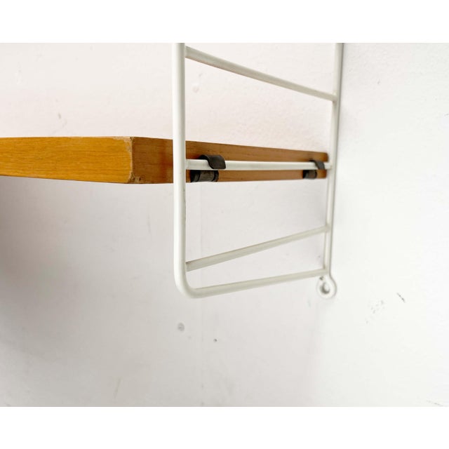 Mid-Century Modern White String Shelf from String Design Ab, Sweden, 1960s For Sale - Image 10 of 18