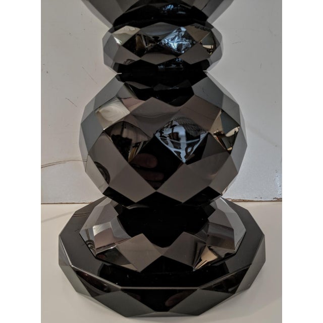 Ralph Lauren Hand-Cut Faceted Black Crystal "Daniela ...