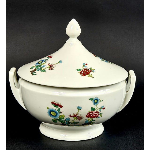 Green Mid-Century Italian Porcelain Soup Tureens from Richard Ginori, 1940s, Set of 2 For Sale - Image 8 of 13