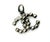 Chanel Chanel Silver CC Rocky Crystal Pendant For Sale - Image 4 of 4