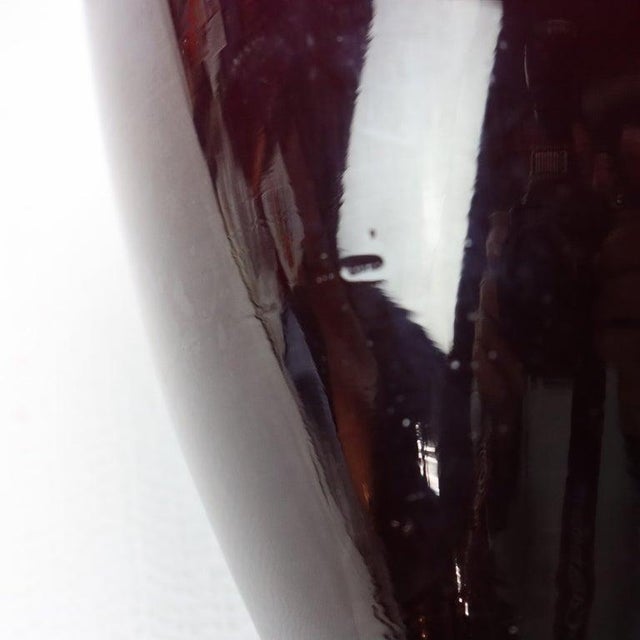 Antique Steuben Plum Art Glass Vase Unsigned C1920 For Sale - Image 9 of 9