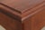 Amish Made Cherry Queen Anne Console Table W. Drawer For Sale - Image 9 of 14