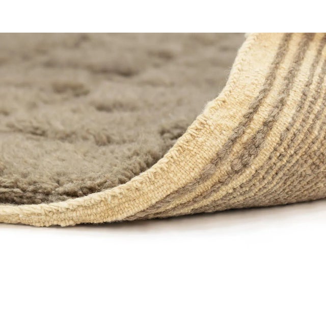 Hand-Knotted Wool Rug by Azele Studio For Sale - Image 6 of 8