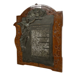 Art Deco Italian Victory Bulletin, 1918 For Sale
