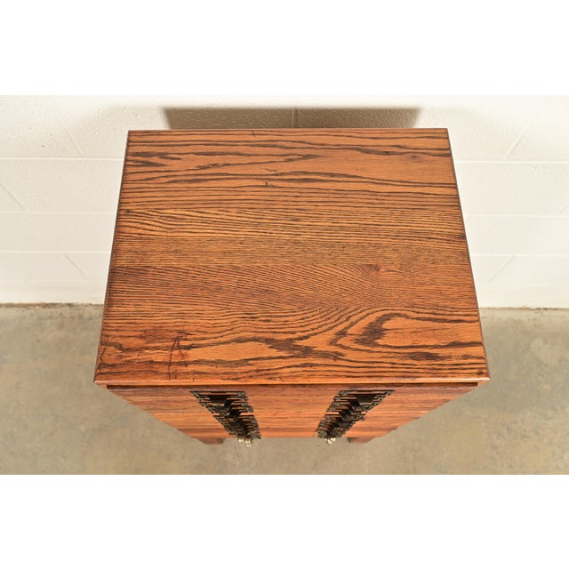 Antique Arts & Crafts 15-Drawer Flat Cabinet, Circa 1900 For Sale - Image 10 of 12