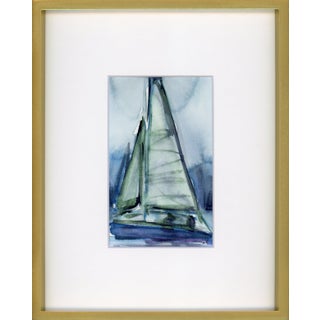 Refuse to Get Knocked Off Course | Contemporary Original Nautical Sailboat Painting by JJHogan For Sale