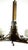 Silver French Art Deco Brass and Satin Glass 4-Light Chandelier, 1920s For Sale - Image 8 of 15