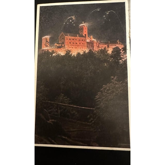 Karl Lindegreen, Evangelical Church, Oil Painting on Canvas For Sale - Image 12 of 13