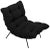 Not Yet Made - Made To Order NOIR Hanzo Chair with Iron Legs, Charcoal Black For Sale - Image 5 of 6