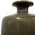 1970s Vintage Large Mottled Moss & Chestnut Speckled Glazed Bottle Vase (14") For Sale - Image 5 of 18