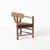 Hand-Carved Monk Chair with Brown Sheepskin Upholstery, Sweden, 1960s For Sale - Image 4 of 9
